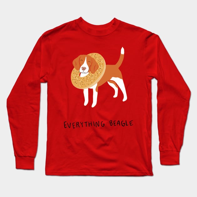 Everything Beagle Long Sleeve T-Shirt by Megan Roy